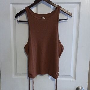 SO Women's Chocolate Brown Tank Top